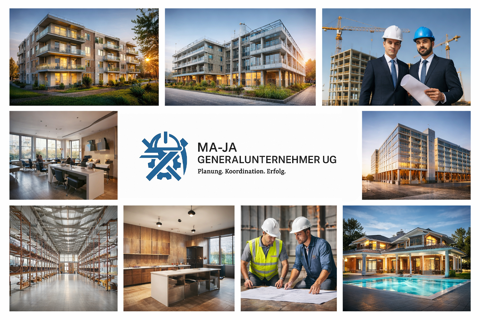 Portfolio MA-JA Generalunternehmer UG – ausgewählte Bauprojekte